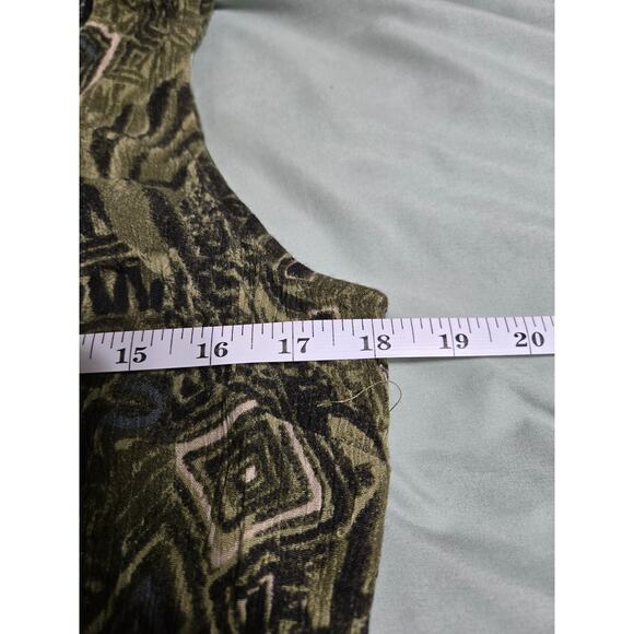 Appropriate behavior 18w (what's on tag) runs small women's green and blue dress - Picture 8 of 9